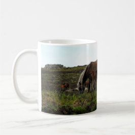 Dartmoor wilde Ponys Kaffeetasse