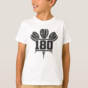 Darts 180 Dart Dartboard Bullseye Arrow Geschenkid T-Shirt