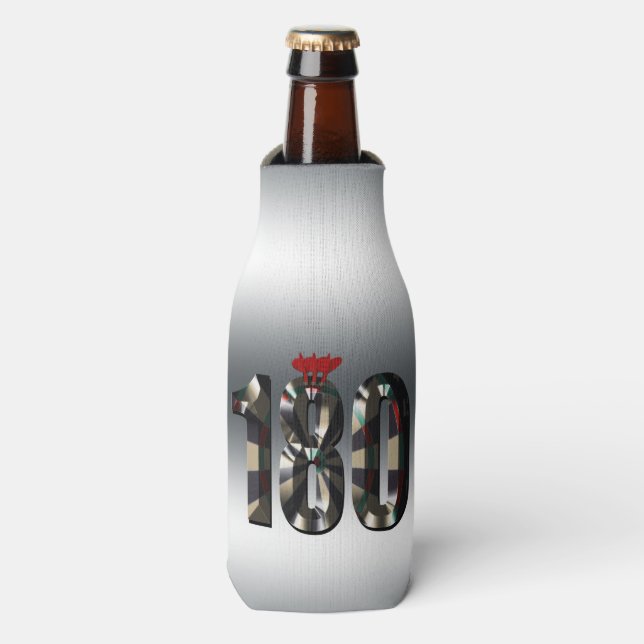 Darts, 180 im Darboard, Flaschenkühler (Flaschenvorderseite)