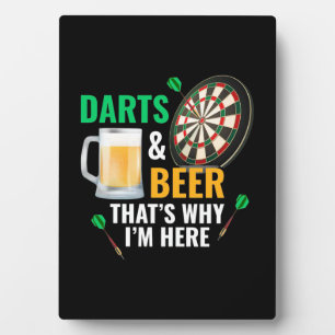 Darts and Bee Ich bin hier Fotoplatte