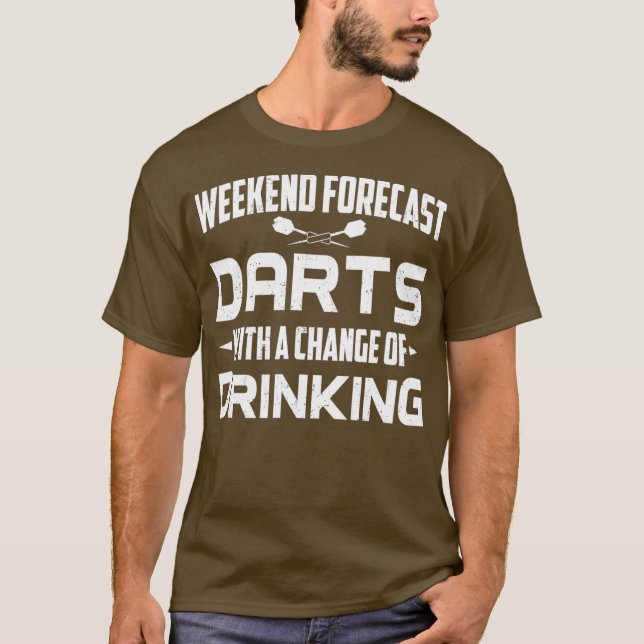 Darts Boards Wochenendprognose mit Chance T-Shirt (Vorderseite)