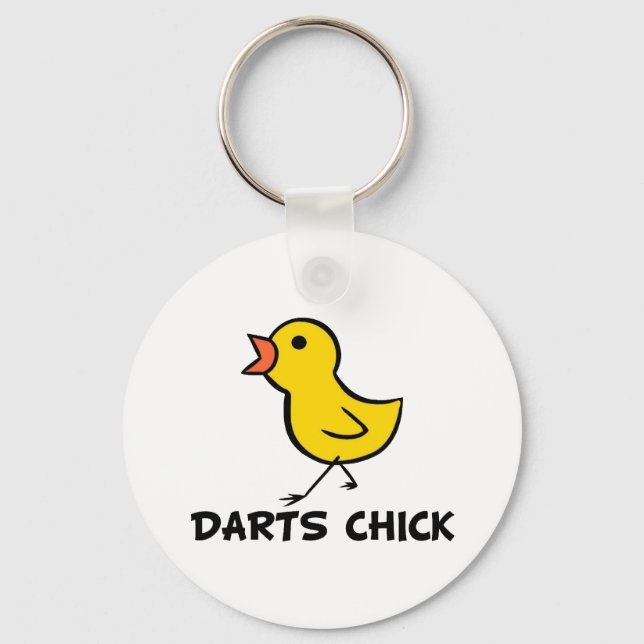 Darts Chick Schlüsselanhänger (Vorderseite)