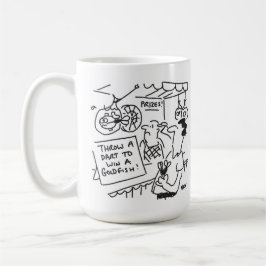 Darts Competition - Gewinnen Sie einen Goldfish -  Kaffeetasse