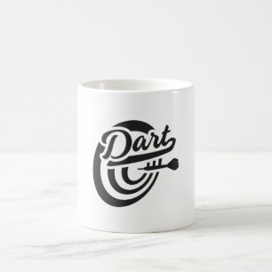 Darts Dart 180 Dartboard Bullseye Arrow Geschenkid Kaffeetasse