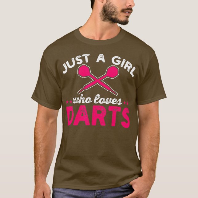 Darts Dart Player Geschenk T-Shirt (Vorderseite)