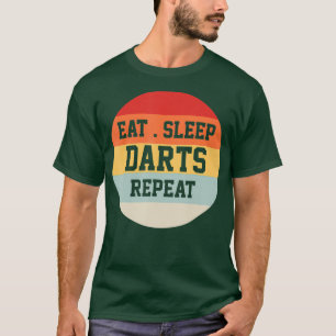 Darts Dart Player Retro Funny Gift T-Shirt