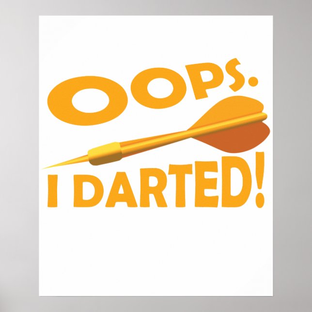Darts Dart Poster (Vorne)