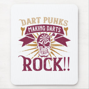 Darts - Dart Punks macht Darts Rock! Mousepad