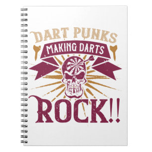 Darts - Dart Punks macht Darts Rock! Notizblock