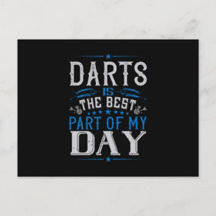 Darts - Darts ist der beste Teil meines Tages Postkarte