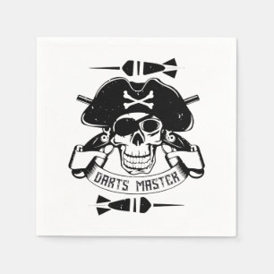 Darts - Darts Master Skull Serviette