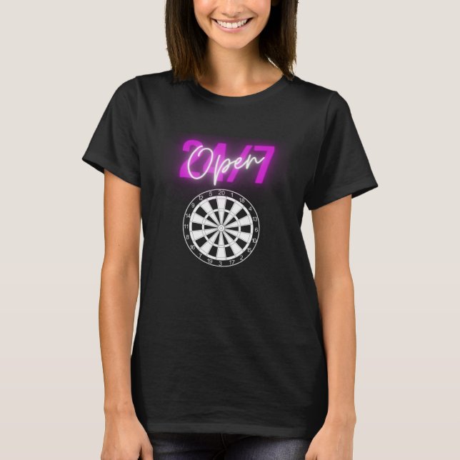 Darts every Afternoon   Dart Quote Meme  8 T-Shirt (Vorderseite)
