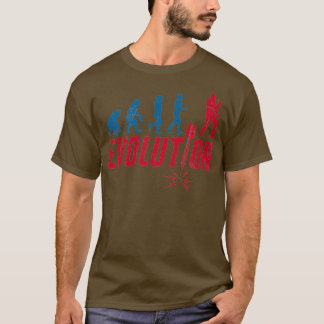 Darts Evolution Dartspieler Vintage-Geschenke Männ T-Shirt