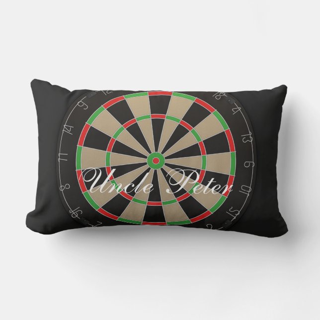 Darts Fans 🎯 😍 Dartboard Lendenkissen (Vorderseite)