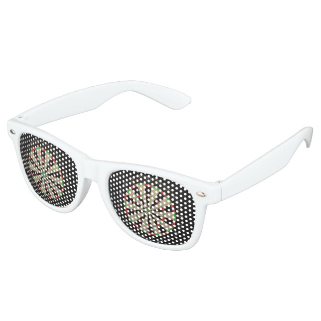 Darts Fans 🎯 😍 Dartboard Sonnenbrille (Schrägansicht)