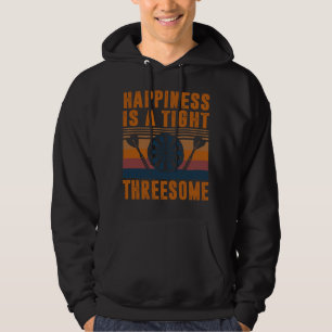 Darts Funny Happiness ist ein enges Dreier Club Gi Hoodie