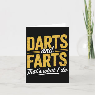 Darts Furzen Funny Dart Redewendungen Sarcasm Dart Karte
