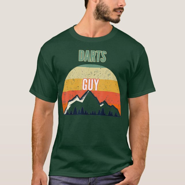 Darts Gift for Men Darts Typ T-Shirt (Vorderseite)