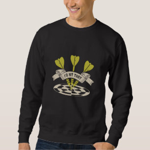 Darts - Ich würde diesen Bullseye treffen Sweatshirt