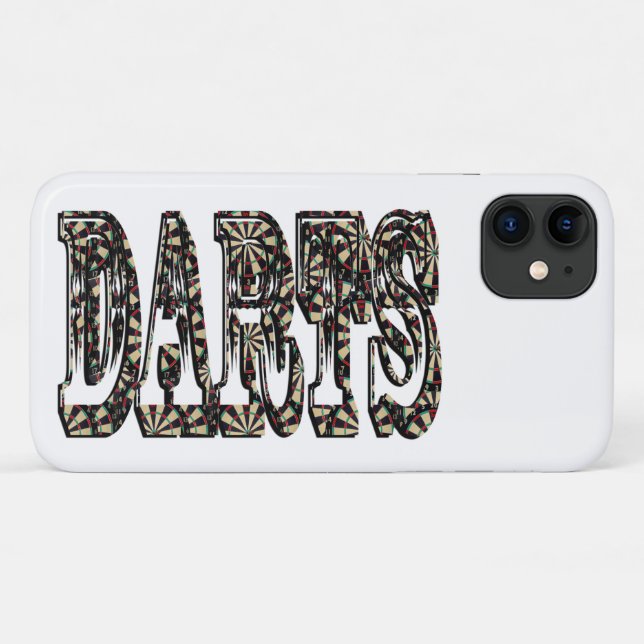 Darts ist das Wort. Case-Mate iPhone Hülle (Rückseite (Horizontal))