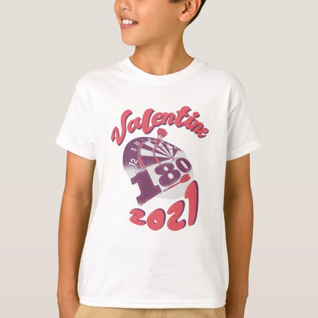 Darts ist mein Valentine 2021 T-Shirt (Vorderseite)