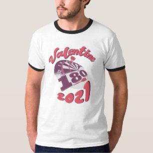 Darts ist mein Valentinstag 2021 T-Shirt
