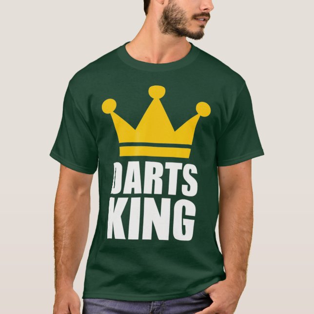 Darts König T-Shirt (Vorderseite)