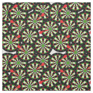 Darts Player Novelty Dart Boards und Darts Pattern Stoff