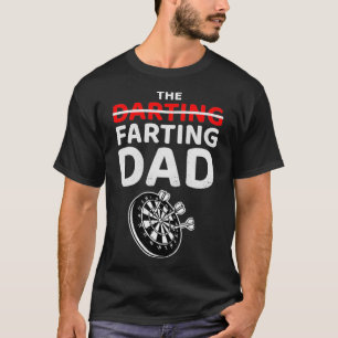 Darts Players Bullseye Shooting Sport Furz Vater T-Shirt