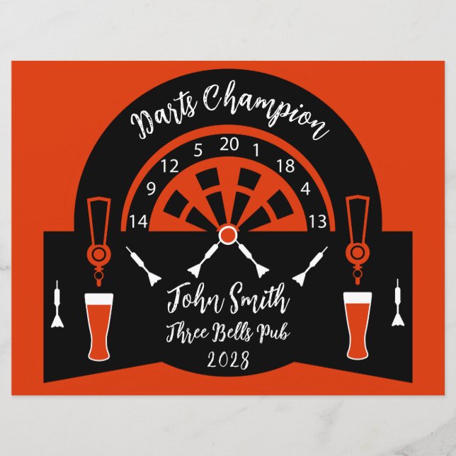 Darts Preisträger (Vorderseite)