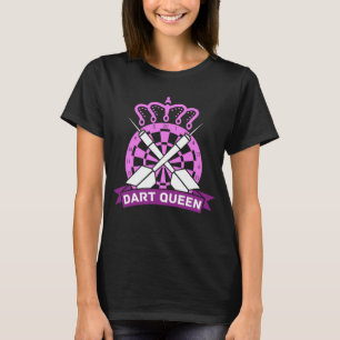 Darts Queen Dartboard Girl Dart Player T-Shirt