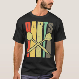 Darts Retro Vintages Einwerfen T-Shirt