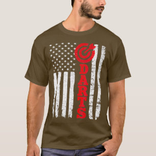 Darts Shirt USA American Flag Sport Team Fan