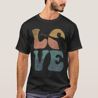 Darts-Spieler LOVE lustig T-Shirt