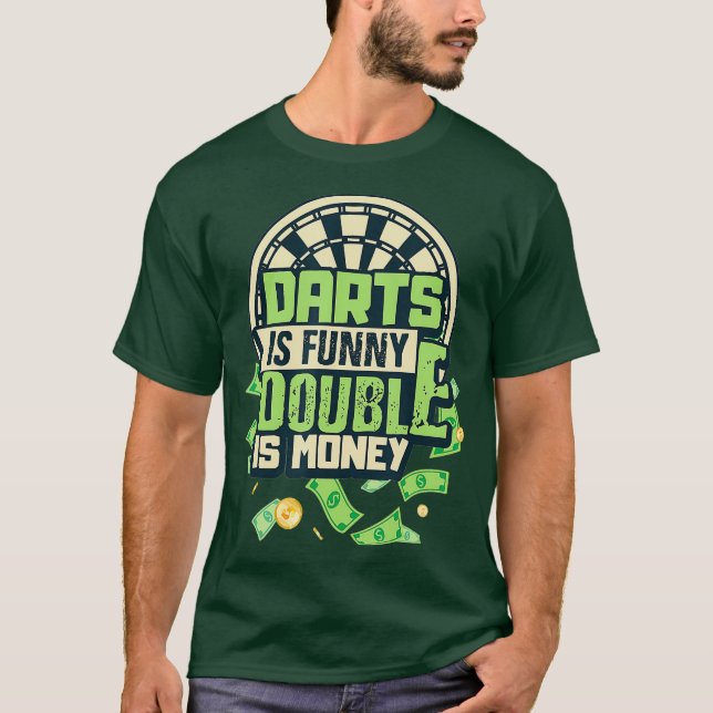 Darts Sport Dartboard T-Shirt (Vorderseite)