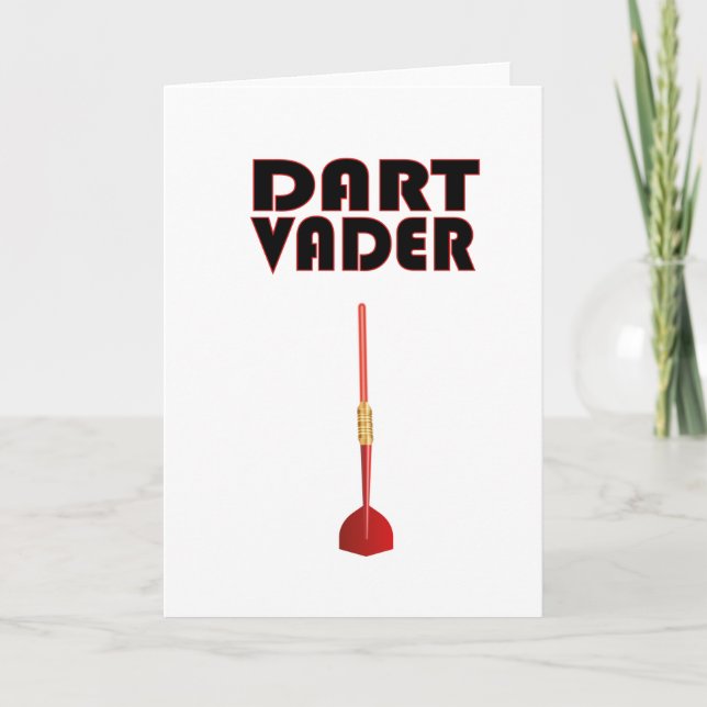 Darts Sprichworts Funny Men Motive Darts Gift Idee Karte (Vorderseite)