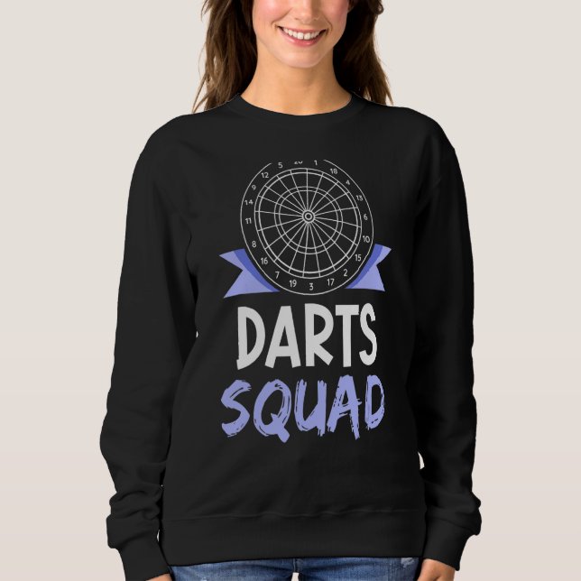 Darts Squad Hobby Player Dart Sweatshirt (Vorderseite)