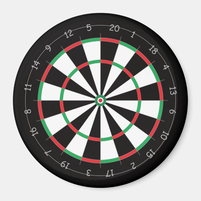 Darts Target für den Nerd Geeks Magnet (Vorne)