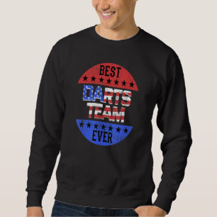 Darts Team Independence Day Patriotic Dartist Usa Sweatshirt