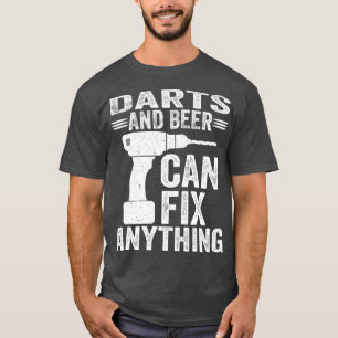 Darts und Biere können jeden lustigen Premium-Effe T-Shirt