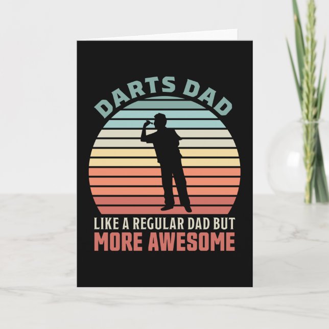 Darts Vater - Regelmäßiger Vater, aber Phantastisc Karte (Vorderseite)