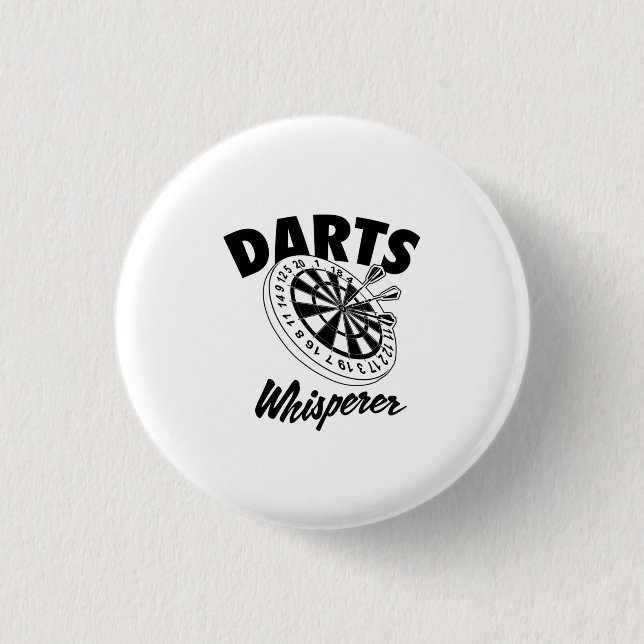 Darts Whisperer Button (Vorderseite)