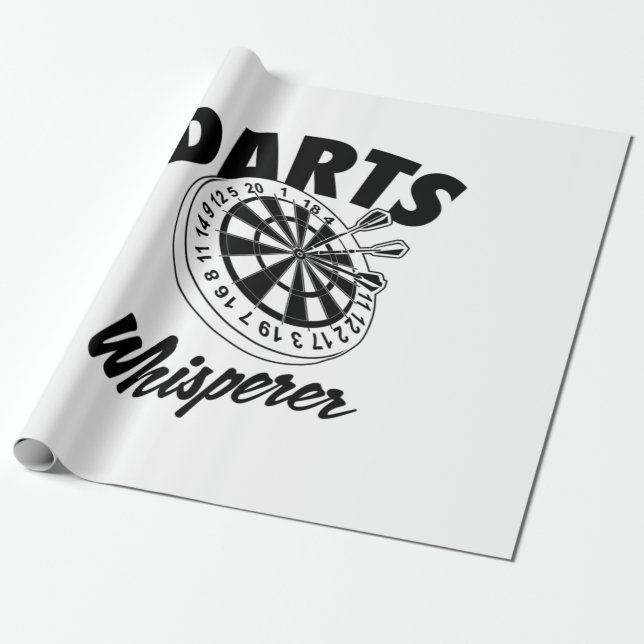 Darts Whisperer Geschenkpapier (Ungerollt)