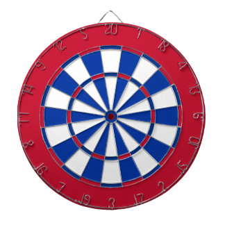 Dartscheibe in den New- YorkHockey-Farben