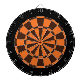 Dartscheibe: Orange, Brown und Schwarzes Dartscheibe