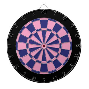 Dartscheibe: Rosa, Marine und Schwarzes Dartscheibe