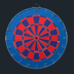 Dartscheibe: Rot, Marine und Blau Dartscheibe<br><div class="desc">Rot,  Marine und Blau farbiges Dartscheibe-Spiel einschließlich 6 Messingpfeile</div>