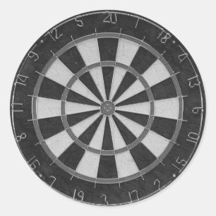 Dartscheibe Sticker