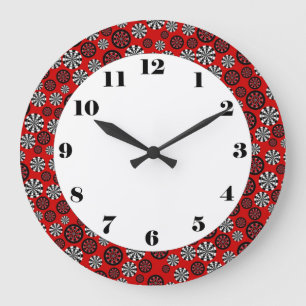 Dartscheiben Große Wanduhr