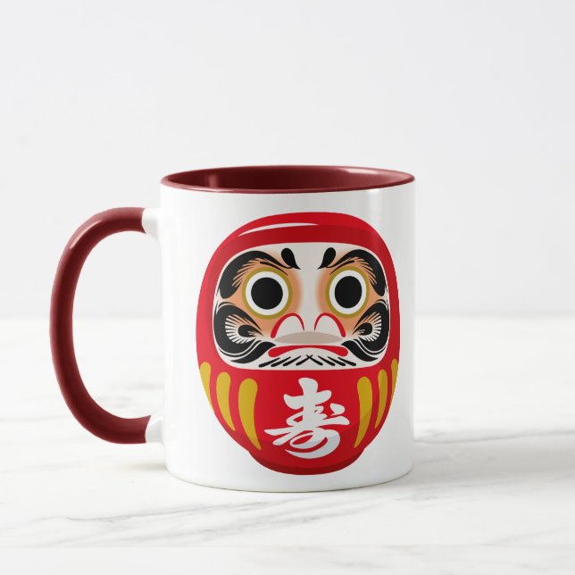 Daruma Doll Tasse (Links)